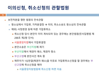 ????, ????? ????
? ????? ?? ??? ????
? ????? ???, ????? ? ??, ????? ???? ????
? ??) ???? ?? ?? ?????
? ???? ?? ??? ?? ???? ?? ???? ????(????? ?
288? ?2? ??)
? ???????? ?????
? ????? ????? ??
? ?????? ??? ??, ??? ??
? ????? ???? ?? ?
? ???? 1???(??? ??)? ??? ???????? ? ???? ?
???? ????? ??
? ????????? ???? ?? ??
46
 