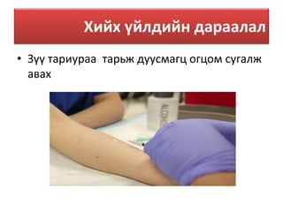 Арьсан доторх тарилга | PPT