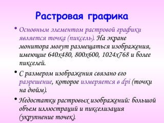 виды компьютерной графики | PPT