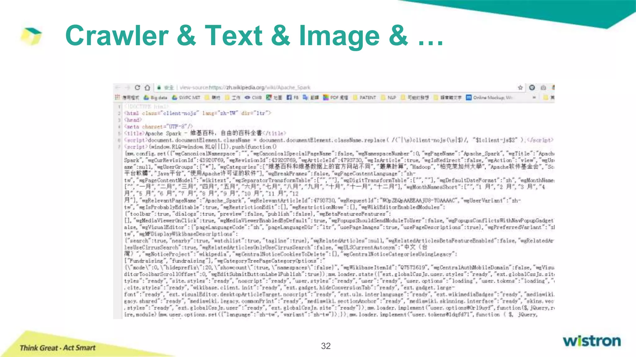 Crawler & Text & Image & …
32
 