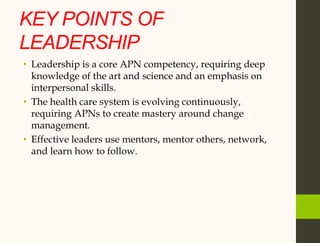 COMPETENCIES OF NURSE PRACTITONERS OR APN | PPTX