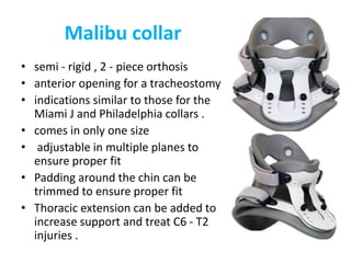 Spinal orthotics and walking aids | PPTX