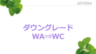 ダウングレード
WA⇒WC
 