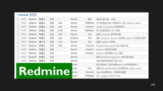 144
Redmine
 