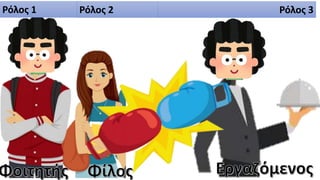 Ρόλος 1 Ρόλος 3
Ρόλος 2
 