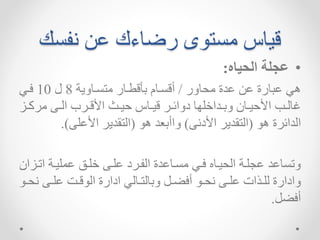 ‫ك‬ ‫اا‬ ‫رضهءك‬ ‫ت‬ ‫م‬ ‫قيهن‬
•
‫الحياه‬ ‫عجلة‬
:
‫محهار‬ ‫ادة‬ ‫اا‬ ‫ابهرة‬ ‫هك‬
/
‫يهااة‬ ‫مت‬ ‫بأقطيهر‬ ‫يهم‬ ‫تق‬
8
‫ل‬
10
‫يك‬
‫يز‬‫ي‬ ‫مر‬ ‫ي‬‫ي‬‫ال‬ ‫يرب‬‫ي‬‫ق‬ ‫ا‬ ‫يم‬‫ي‬‫حي‬ ‫يهن‬‫ي‬‫قي‬ ‫ير‬‫ي‬‫داائ‬ ‫يدانشسه‬‫ي‬‫اب‬ ‫يهد‬‫ي‬‫حي‬ ‫ا‬ ‫يب‬‫ي‬‫غهل‬
‫ه‬ ‫الدائرة‬
(
‫د‬ ‫ا‬ ‫التقدار‬
)
‫ه‬ ‫ااتبعد‬
(
‫اش‬ ‫ا‬ ‫التقدار‬
.)
‫اتي‬ ‫الشيية‬ ‫نشيق‬ ‫اشي‬ ‫يرد‬ ‫ال‬ ‫يهادة‬ ‫م‬ ‫يك‬ ‫الحييه‬ ‫اجشية‬ ‫هاد‬ ‫ات‬
‫زاد‬
‫ي‬‫ي‬‫اش‬ ‫يت‬‫ي‬‫ق‬ ‫ال‬ ‫ادارة‬ ‫يهلك‬‫ي‬‫ابهلت‬ ‫ي‬‫ي‬‫ض‬ ‫ت‬ ‫ي‬‫ي‬‫ح‬ ‫ي‬‫ي‬‫اش‬ ‫يذات‬‫ي‬‫لش‬ ‫اادارة‬
‫ي‬‫ي‬‫ح‬
‫ض‬ ‫ت‬
.
 