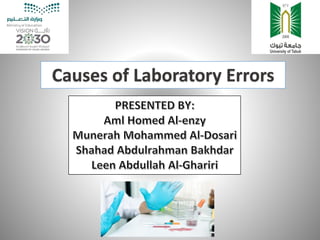causes of laboratory errors | PDF