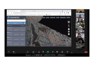 Zoomによる情報共有（2021年7⽉3⽇：19時48分）
 