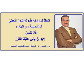 الحظ ....بروفيسور فيصل عبداللطيف الناصر Prof Dr Faisal Alnaser / Alnasir