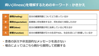 患者中心の医療技法
