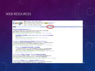 46
WEB RESOURCES
 