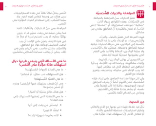 80
81
‫ة‬ ّ‫خصي‬ ّ
‫الش‬ ‫والخبرات‬ ‫المراهقة‬
‫بالمبالغة‬ ‫المراهقة‬ ّ
‫سن‬ ‫اختبارات‬ ‫ز‬ ّ‫تتمي‬
‫أكانت‬ ‫سواء‬ ‫واهر‬ ّ
‫الظ‬ ‫وهذه‬ .‫فات‬ ّ‫صر‬ ّ‫الت‬ ‫في‬
‫(على‬ ”‫“صامتة‬ ‫أو‬ ،)‫ة‬ ّ‫استفزازي‬ ‫(مواقف‬ ”‫“صاخبة‬
‫من‬ ‫يعاني‬ ‫المراهق‬ ّ
‫أن‬ ‫رورة‬ ّ
‫بالض‬ ‫تعني‬ ‫ال‬ ،)‫ات‬ ّ
‫الذ‬
.‫مشاكل‬
،‫د‬ ّ
‫والترد‬ ،‫بالبحث‬ ‫ز‬ ّ‫تتمي‬ ‫التي‬ ‫المرحلة‬ ‫فهذه‬
‫ة‬ ّ‫بعي‬ ّ‫الت‬ ‫عالقة‬ ‫على‬ ‫اإلبقاء‬ ‫أو‬ ،‫وراء‬ ‫عي‬ ّ
‫والس‬
‫ة‬ ّ‫حياتي‬ ‫اختبارات‬ ‫مرحلة‬ ‫هي‬ ،‫الوالدين‬ ‫إلى‬ ‫سبة‬ ّ‫بالن‬
،‫اشدين‬ ّ‫الر‬ ‫على‬ ‫ن‬ ّ‫فيتعي‬ .‫ومحيطه‬ ‫للمراهق‬ ‫صعبة‬
‫م‬ َ‫القي‬ ‫على‬ ‫أكيد‬ ّ‫والت‬ ‫الحفاظ‬ ،‫الوالدين‬ ‫ما‬ ّ‫سي‬ ‫وال‬
.‫أوالدهم‬ ‫لتربية‬ ‫ة‬ ّ‫ضروري‬ ‫يعتبرونها‬ ‫التي‬
،‫التهما‬ ّ
‫تدخ‬ ‫الوالدين‬ ‫يوازن‬ ‫أن‬ ‫الضروري‬ ‫من‬
‫را‬ ّ
‫ويحذ‬ ،‫زمة‬ ّ
‫الل‬ ‫الحدود‬ ‫ويضعا‬ ،‫سلطتهما‬ ‫وإثبات‬
.‫إليها‬ ‫ض‬ ّ‫يتعر‬ ‫قد‬ ‫التي‬ ‫المخاطر‬ ‫من‬ ‫المراهق‬
‫وتعزيز‬ ،‫وتشجيعه‬ ،‫سلوكه‬ ‫على‬ ‫اإلثناء‬ ‫يجب‬ ‫كما‬
.‫الخارج‬ ‫مع‬ ‫عالقاته‬
‫ته‬ ّ
‫قو‬ ‫إيجاد‬ ‫على‬ ‫المراهق‬ ‫مساعدة‬ ً‫ا‬ ّ
‫مهم‬ ‫كان‬ ‫وإن‬
‫المراهق‬ ‫يعرف‬ ‫أن‬ ً‫أيضا‬ ّ
‫المهم‬ ‫فمن‬ ،‫ة‬ ّ‫خصي‬ ّ
‫الش‬
‫على‬ ً‫نغلقا‬ ُ
‫م‬ ‫كان‬ ‫إذا‬ ً
‫ة‬ ّ
‫خاص‬ ،‫الموضوعة‬ ‫الحدود‬
،‫شجيع‬ ّ‫الت‬ ‫إلى‬ ‫ة‬ ّ
‫هام‬ ‫بحاجة‬ ‫يشعر‬ ‫أو‬ ،‫نفسه‬
.‫فس‬ ّ‫بالن‬ ‫قة‬ ّ‫الث‬ ‫انعدام‬ ‫من‬ ‫ويعاني‬
‫المحيط‬ ‫دور‬
،‫والعالم‬ ‫اآلخر‬ ‫مع‬ ‫نوعها‬ ‫من‬ ‫فريدة‬ ‫عالقة‬ ‫فرد‬ ّ
‫لكل‬
،‫ذة‬ ّ‫بالل‬ ‫عور‬ ّ
‫للش‬ ‫ة‬ ّ‫شخصي‬ ‫ات‬ ّ‫استراتيجي‬ ‫ر‬ ّ
‫طو‬ ُ‫وي‬
‫على‬ ‫رة‬ ّ‫مؤث‬ ‫مواد‬ ‫استهالك‬ ّ
‫إن‬ .‫األلم‬ ‫لتفادي‬ ‫أو‬
.‫االستراتيجيات‬ ‫هذه‬ ‫في‬ ً‫ا‬ ّ
‫هام‬ ً‫مكانا‬ ّ
‫يحتل‬ ‫فس‬ ّ‫الن‬
‫وال‬ ،‫الفرد‬ ‫لجوء‬ ‫لتفادي‬ ‫وصفة‬ ‫من‬ ‫هناك‬ ‫ليس‬
‫على‬ ‫رة‬ ّ‫المؤث‬ ‫المواد‬ ‫استخدام‬ ‫إلى‬ ،‫باب‬ ّ
‫الش‬ ‫ما‬ ّ‫سي‬
.‫فس‬ ّ‫الن‬
.‫كافة‬ ‫قاءات‬ ّ‫والل‬ ‫االختبارات‬ ّ
‫سن‬ ‫هي‬ ‫المراهقة‬
‫يكون‬ ‫ال‬ ‫قد‬ ‫ن‬ ّ‫معي‬ ‫وقت‬ ‫في‬ ‫عيشه‬ ‫يمكن‬ ‫فما‬
.‫ما‬ ‫خطأ‬ ‫أو‬ ‫تجربة‬ ‫تضخيم‬ ‫يجب‬ ‫ال‬ ،‫وعليه‬ ،ً‫ا‬ ّ‫نهائي‬
‫يجد‬ ‫أن‬ ‫اشد‬ ّ‫الر‬ ‫على‬ ‫ن‬ ّ‫يتعي‬ ،‫األزمة‬ ‫فترة‬ ‫في‬
،‫المراهق‬ ‫مع‬ ‫حوار‬ ‫إلقامة‬ ‫المناسب‬ ‫الوقت‬
‫في‬ ‫ينجح‬ ‫لم‬ ‫حال‬ ‫في‬ .‫مناسب‬ ‫بشكل‬ ‫ف‬ ّ‫صر‬ ّ‫والت‬
.‫ين‬ ّ
‫مختص‬ ‫أشخاص‬ ‫مساعدة‬ ‫يطلب‬ ‫أن‬ ‫يمكن‬ ،‫ذلك‬
‫حيال‬ ‫طرحها‬ ‫ينبغي‬ ‫تي‬ ّ‫ال‬ ‫األسئلة‬ ‫هي‬ ‫ما‬
‫فس؟‬ ّ‫الن‬ ‫على‬ ‫رة‬ ّ‫مؤث‬ ‫ة‬ ّ
‫ماد‬ ‫استهالك‬
-
-
‫هلكة؟‬ َ‫ست‬ ُ
‫الم‬ )‫(المواد‬ ‫ة‬ ّ
‫الماد‬ ‫هي‬ ‫ما‬
-
-
‫نتظم؟‬ ُ
‫م‬ ‫أو‬ ،‫ر‬ ّ‫متكر‬ ،‫نادر‬ ‫االستهالك‬ ‫هل‬
-
-
‫هلكة؟‬ َ‫ست‬ ُ
‫الم‬ ‫ة‬ ّ‫الكمي‬ ‫هي‬ ‫ما‬
-
-
،‫وحده‬ ‫خص؟‬ ّ
‫الش‬ ‫فيها‬ ‫يستهلك‬ ‫ظروف‬ ّ‫ي‬‫أ‬ ‫في‬
‫مجموعة؟‬ ‫ضمن‬ ‫أو‬
-
-
‫أضرار؟‬ ‫أو‬ ‫ة‬ ّ‫سلبي‬ ‫نتائج‬ ‫هناك‬ ‫هل‬
-
-
‫إلى‬ ‫ستهلك‬ ُ
‫الم‬ ‫عطيها‬ ُ‫ي‬ ‫التي‬ ‫ة‬ ّ‫األهمي‬ ‫هي‬ ‫ما‬
‫العادة؟‬ ‫هذه‬
•	
‫آخر؟‬ ‫إلى‬ ‫وقت‬ ‫من‬ ‫ى‬ ّ‫ليتسل‬ 	
•	
‫اآلخرين؟‬ ‫د‬ ّ‫ليقل‬ 	
•	
‫لراحته؟‬ ‫ة‬ ّ‫ضروري‬ ‫يعتبرها‬ ‫ه‬ ّ‫ألن‬ 	
‫االختبارات‬ ‫وقبول‬ ‫المساعدة‬ ،‫الفعل‬ ‫ة‬ ّ
‫ورد‬ ‫الفعل‬ ‫االختبارات‬ ‫وقبول‬ ‫المساعدة‬ ،‫الفعل‬ ‫ة‬ ّ
‫ورد‬ ‫الفعل‬
 