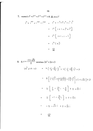 จำนวนเชิงซ้อน_เฉลย