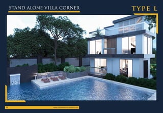 stand alone villa corner type l
WWW.LANDMARKDEVELOPMENTS.NET

 