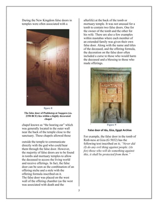 The evolution of tombs in ancient Egypt | PDF