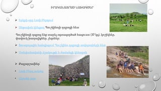 ԻՐԱԿԱՆԱՑՐԱԾ ՆԱԽԱԳԾԵՐ
 Երկրի օրը Լոռի Բերդում
 Անթափոն կենցաղ Պուշկինոյի դպրոցի հետ
Պուշկինոյի դպրոց ենք տարել օգտագործած հագուստ (37 կգ), կոշիկներ,
փափուկ խաղալիքներ, լեգոներ:
 Ֆուտբոլային հանդիպում Պուշկինո դպրոցի սովորողների հետ
 Ստեփանավանի մշակույթի և ժամանցի կենտրոն
 Քայլարշավներ՝
• Լոռի Բերդ ամրոց
• Լեջանի չռչռ
 