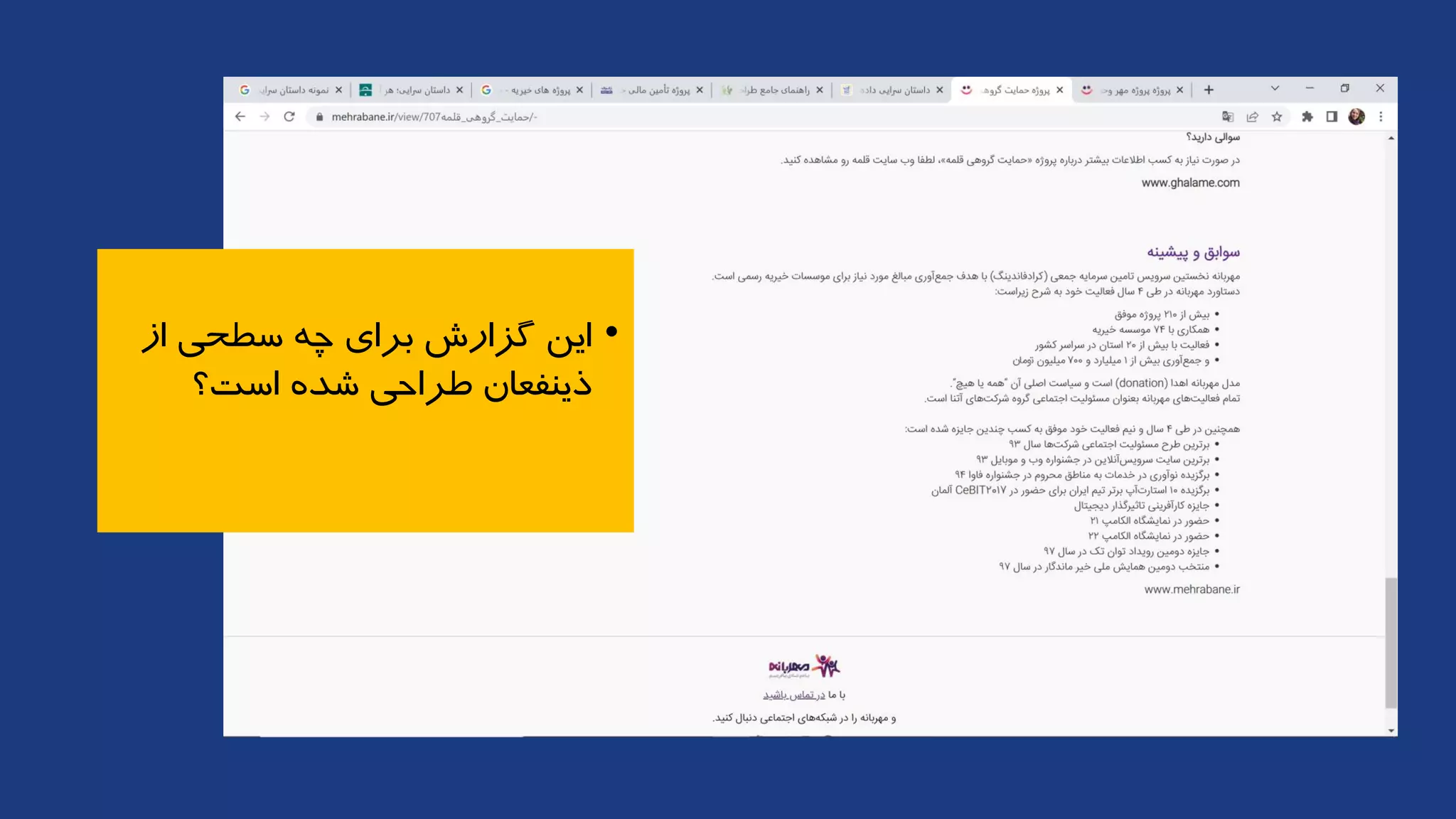 •
‫از‬ ‫سطحی‬ ‫چه‬ ‫برای‬ ‫گزارش‬ ‫این‬
‫است؟‬ ‫شده‬ ‫طراحی‬ ‫ذینفعان‬
 