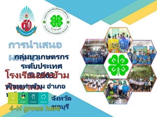กลุ่มยุวเกษตรกร รร.ท่าข้าม.pptx