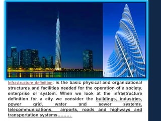 The Chicago spire 609m tall building
 