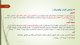 
‫والشباك‬ ‫الباب‬ ‫عناصر‬
:
‫الحلق‬
‫من‬ ‫ويتكون‬ ‫عليه‬ ‫الشباك‬ ‫او‬ ‫الباب‬ ‫ضلفة‬ ‫لتثبيت‬ ‫يستخدم‬
(
2
‫رأس‬ ‫و‬ ‫قائم‬
)
‫الباب‬ ‫حالة‬ ‫فى‬
‫حالة‬ ‫فى‬ ‫اما‬
‫من‬ ‫يتكون‬ ‫الشباك‬
(
2
‫وجلسه‬ ‫رأس‬ ‫و‬ ‫قائم‬
)
‫ومقاساته‬ ‫بكانات‬ ‫الحائط‬ ‫فى‬ ‫تثبيته‬ ‫ويتم‬
(
2
‫بوصه‬
*
4
‫او‬
5
‫او‬
6
‫بوصه‬
.)
‫الباب‬ ‫ضلفة‬
‫من‬ ‫تتكون‬
(
2
‫و‬ ‫وسطى‬ ‫رأس‬ ‫و‬ ‫علويه‬ ‫ورأس‬ ‫قائم‬
‫جلسه‬ ‫تسمى‬ ‫او‬ ‫سفليه‬ ‫رأس‬
‫وحشوه‬
‫داخليه‬
)
‫يتم‬
‫الداخليه‬ ‫الحشوه‬ ‫وسمك‬ ‫بالمفصالت‬ ‫الحلق‬ ‫فى‬ ‫الضفله‬ ‫تثبيت‬
1.5
‫والرأس‬ ‫العلويه‬ ‫والرأس‬ ‫والقائم‬ ‫بوصه‬
‫مقاستها‬ ‫الوسطى‬
(
2
‫بوصه‬
*
5
‫بوصه‬
)
‫مقاستها‬ ‫الجلسه‬ ‫او‬ ‫السفليه‬ ‫والرأس‬
(
2
‫بوصه‬
*
6
‫بوصه‬
.)
‫البر‬
‫كمنظر‬ ‫الحلق‬ ‫على‬ ‫ويثبت‬ ‫الخارجى‬ ‫البرواز‬
‫والحائط‬ ‫الحلق‬ ‫بين‬ ‫المسافه‬ ‫الخغاء‬ ‫جمالى‬
‫وابعاده‬
(
2.5
‫بوصه‬
*
0.5
‫بوصه‬
.)
‫مهندس‬
/
‫سعيد‬ ‫ابراهيم‬
219
 