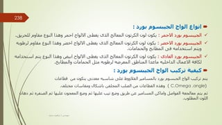 
‫بورد‬ ‫الجيبسوم‬ ‫الواح‬ ‫انواع‬
:

‫االحمر‬ ‫بورد‬ ‫الجيبسوم‬
:
‫للح‬ ‫مقاوم‬ ‫النوع‬ ‫وهذا‬ ‫احمر‬ ‫االلواح‬ ‫يغطى‬ ‫الذى‬ ‫المعالج‬ ‫الكرتون‬ ‫لون‬ ‫يكون‬
‫ريق‬
.

‫بورد‬ ‫الجيبسوم‬
‫االخضر‬
:
‫االلواح‬ ‫يغطى‬ ‫الذى‬ ‫المعالج‬ ‫الكرتون‬ ‫لون‬ ‫يكون‬
‫وهذا‬ ‫اخضر‬
‫مقاوم‬ ‫النوع‬
‫لر‬
‫طوبه‬
‫والحمامات‬ ‫المطابخ‬ ‫فى‬ ‫استخدامه‬ ‫ويتم‬
.

‫بورد‬ ‫الجيبسوم‬
‫العادى‬
:
‫االلواح‬ ‫يغطى‬ ‫الذى‬ ‫المعالج‬ ‫الكرتون‬ ‫لون‬ ‫يكون‬
‫وهذا‬ ‫ابيض‬
‫النوع‬
‫اس‬ ‫يتم‬
‫تحدامه‬
‫والمطابخ‬ ‫الحمامات‬ ‫مثل‬ ‫لرطوبه‬ ‫المعرضه‬ ‫المناطق‬ ‫ماعدا‬ ‫الداخليه‬ ‫االعمال‬ ‫لكافة‬
.

‫بورد‬ ‫الجيبسوم‬ ‫الواح‬ ‫تركيب‬ ‫كيفية‬
:
‫قطاعات‬ ‫من‬ ‫يتكون‬ ‫معدنى‬ ‫شاسيه‬ ‫على‬ ‫القالووظ‬ ‫بالمسامير‬ ‫بورد‬ ‫الجبسوم‬ ‫الواح‬ ‫تركيب‬ ‫يتم‬
(
C,Omega ,angle
)
‫مختلف‬ ‫ومقاسات‬ ‫باشكال‬ ‫المجلفن‬ ‫الصلب‬ ‫من‬ ‫القطاعات‬ ‫وهذه‬
.
‫ث‬ ‫الصنفره‬ ‫ثم‬ ‫عليها‬ ‫المعجون‬ ‫وضع‬ ‫ثم‬ ‫عليها‬ ‫تيب‬ ‫وضع‬ ‫طريق‬ ‫عن‬ ‫المسامير‬ ‫واماكن‬ ‫الفواصل‬ ‫معالجعة‬ ‫يتم‬ ‫ثم‬
‫دهان‬ ‫م‬
‫المطلوب‬ ‫اللون‬
.
‫مهندس‬
/
‫سعيد‬ ‫ابراهيم‬
238
 