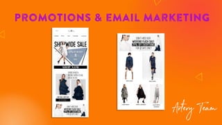 Promotions & email marketing
 