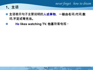 英语_主谓宾结构分析.ppt