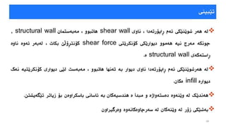 دیزاین و دروستکردنی بیناکان دژی هێزی زەمین لەرزە