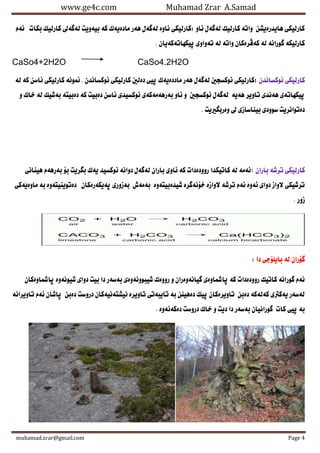 زانیارییە سەرەتاییەکان دەربارەی خاک | PDF