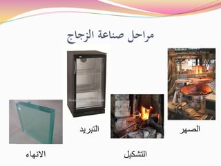 ‫اﻟﺰﺟﺎج‬ ‫ﺻﻨﺎﻋﺔ‬ ‫اﺣﻞ‬‫ﺮ‬‫ﻣ‬
‫ﺍﻟﺻﻬﺭ‬
‫ﺍﻟﺗﺷﻛﻳﻝ‬
‫ﺍﻟﺗﺑﺭﻳﺩ‬
‫ﺍﻻﻧﻬﺎء‬
 
