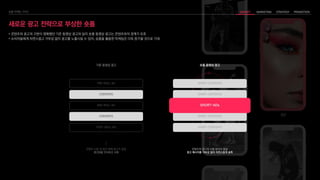 AD
기존 동영상 광고 숏폼 동영상 광고
PRE-ROLL AD
CONTENTS
MID-ROLL AD
CONTENTS
POST-ROLL AD
콘텐츠 시청 전·중간·후에 광고가 등장
광고임을 인식하고 시청
SHORT-CONTENTS
SHORT-CONTENTS
SHORT-CONTENTS
SHORT-CONTENTS
SHORT-ADs
콘텐츠와 광고의 시청 방식이 동일
광고 메시지를 거부감 없이 자연스럽게 습득
새로운 광고 전략으로 부상한 숏폼
• 콘텐츠와 광고의 구분이 명확했던 기존 동영상 광고와 달리 숏폼 동영상 광고는 콘텐츠와의 경계가 모호
• 소비자들에게 자연스럽고 거부감 없이 광고를 노출시킬 수 있어, 숏폼을 활용한 마케팅은 더욱 증가할 것으로 기대
 