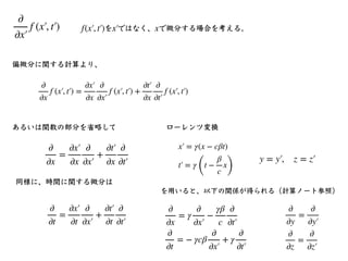 相対性理論入門