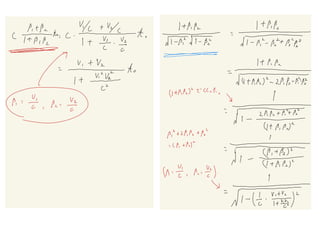 ドップラー効果
波は数学的に三⾓関数で表される。
•そもそも波とは？
z = sin(ωt − kx)
：⾓振動数。振動数 を⽤いて と表される。振動数は、1秒間に波が振動する回数。
ω ν ω = 2πν
：波数。単位⻑さに含まれる波の数。波...