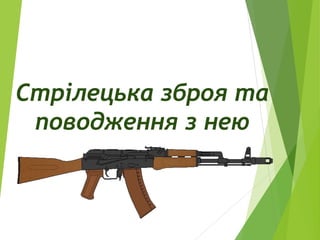 Стрілецька зброя та поводження з нею.ppt
