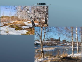 …весна, …
 
