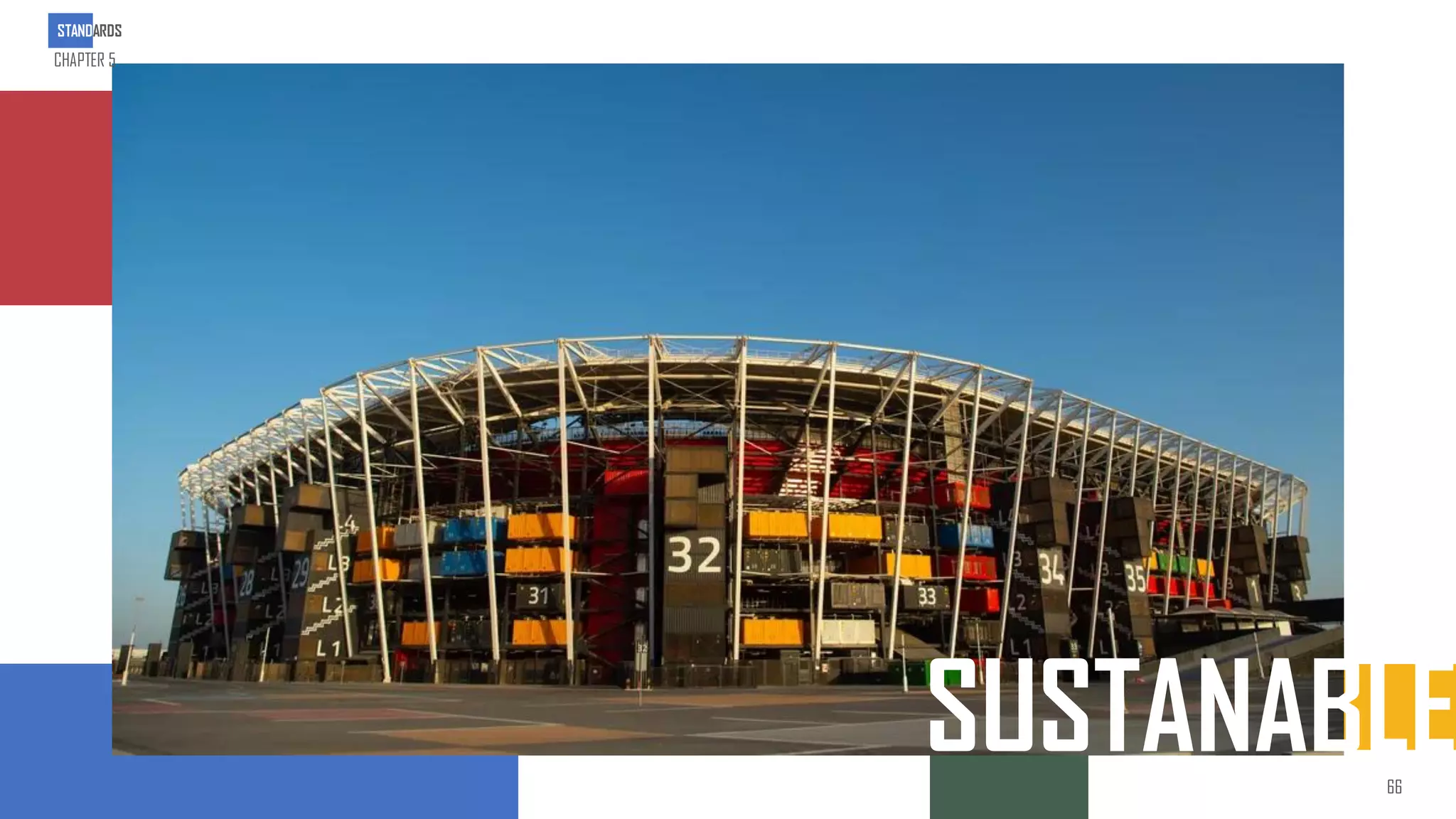 SUSTANABLE
STANDARDS
CHAPTER 5
66
 