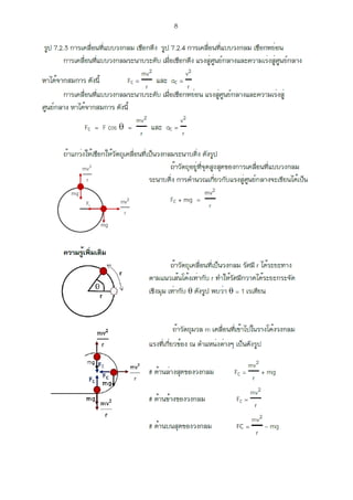 การเคลื่อนที่แบบวงกลม.