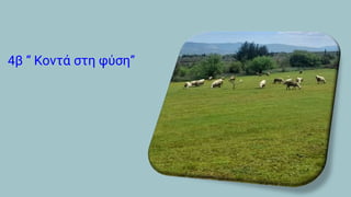 4β “ Κοντά στη φύση”
 