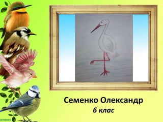 Семенко Олександр
6 клас
 