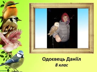 Одоєвець Даніїл
8 клас
 