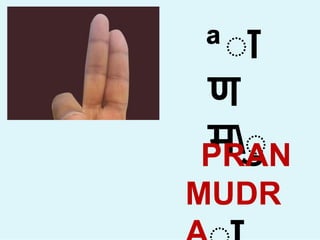 ªा
ण
मा
PRAN
MUDR
 