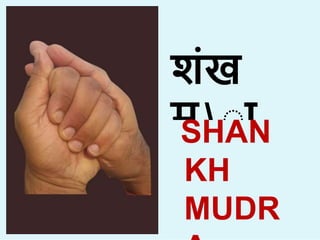 िख
म  ा
SHAN
KH
MUDR
 