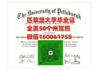 美国匹兹堡大学毕业证学位证留服认证