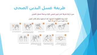 ‫الصحي‬ ‫اليدين‬ ‫غسل‬ ‫طريقة‬
 