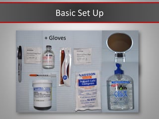 Basic Set Up
+ Gloves
 