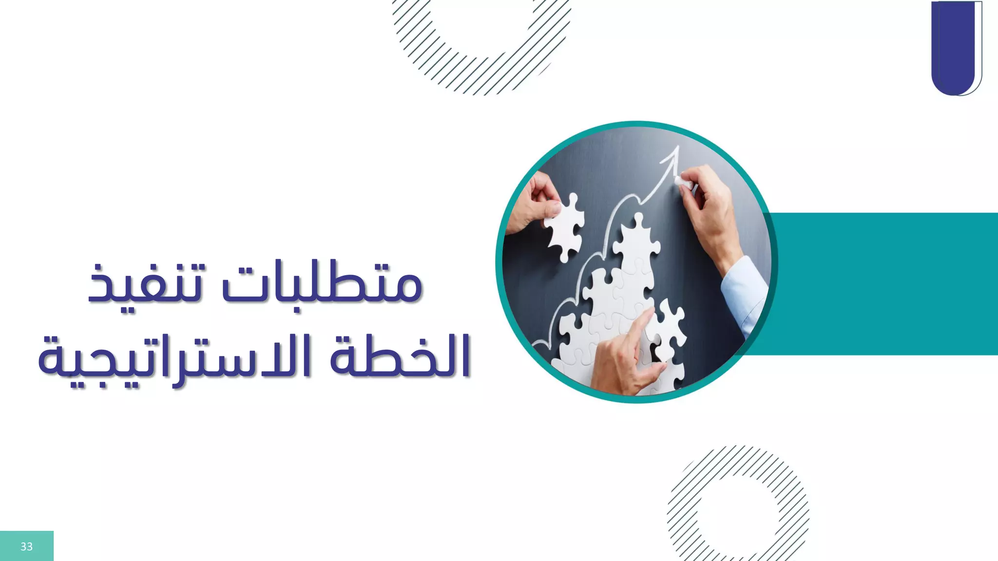 33
‫تنفيذ‬ ‫متطلبات‬
‫االستراتيجي‬ ‫الخطة‬
‫ة‬
 