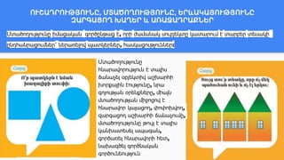 ՈՒՇԱԴՐՈՒԹՅՈՒՆԸ, ՄՏԱԾՈՂՈՒԹՅՈՒՆԸ, ԵՐևԱԿԱՅՈՒԹՅՈՒՆԸ
ԶԱՐԳԱՑՈՂ ԽԱՂԵՐ և ԱՌԱՋԱԴՐԱՔՆԵՐ
Մտածողությունը իմացական գործընթաց է, որի ժամանակ սուբյեկտը կատարում է տարբեր տեսակի
ընդհանրացումներ` ներառելով պատկերներ, հասկացություններ:
Մտածողությունը
հնարավորություն է տալիս
ճանաչել օբյեկտիվ աշխարհի
խորքային էությունը, նրա
գոյության օրենքները, միայն
մտածողության միջոցով է
հնարավոր կայացող, փոփոխվող,
զարգացող աշխարհի ճանաչումը,
մտածողությունը թույլ է տալիս
կանխատեսել ապագան,
գործառել հնարավորի հետ,
նախագծել գործնական
գործունեություն
 