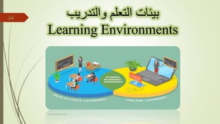 ‫بيئاتٍالتعلمٍوالتدريب‬
Learning Environments
Dr. Mohamed Yehya
 