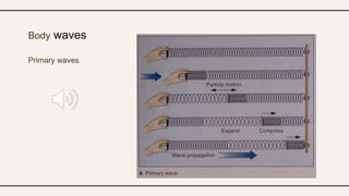 Body waves
Primary waves
 