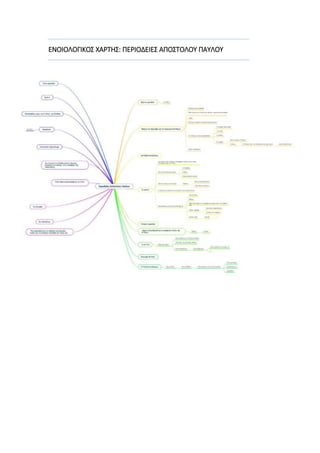 ΕΝΟΙΟΛΟΓΙΚΟΣ ΧΑΡΤΗΣ: ΠΕΡΙΟΔΕΙΕΣ ΑΠΟΣΤΟΛΟΥ ΠΑΥΛΟΥ
 